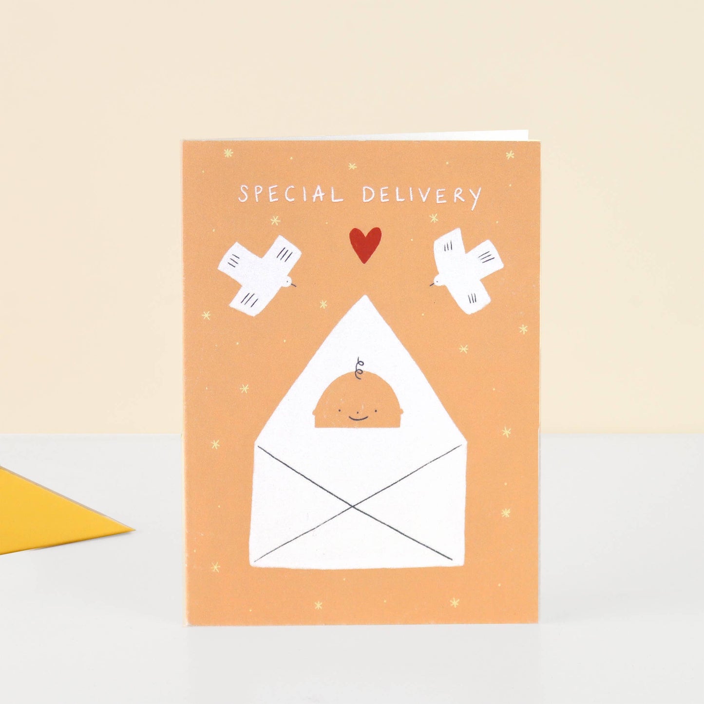 special delivery - new baby card - a6