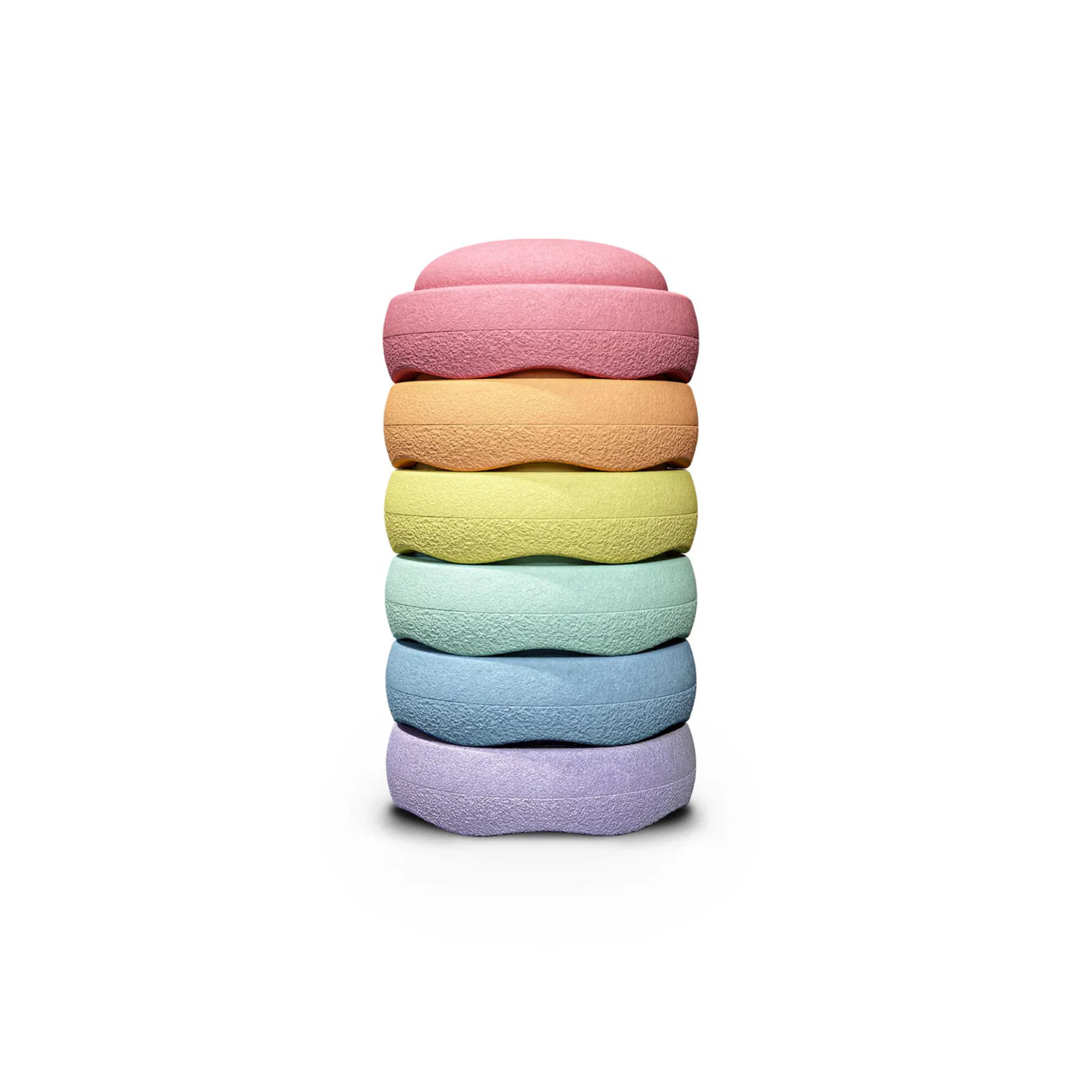 Stapelstein - Original Mini rainbow pastel - set of 6