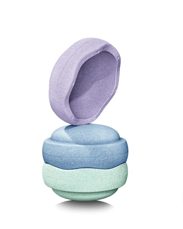 Stapelstein® original cool pastel set of three