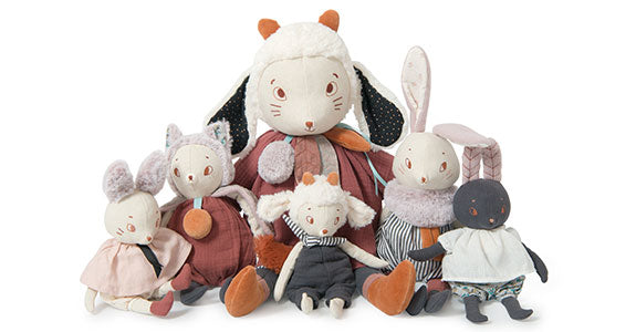 Giboulée the cat soft toy by Moulin Roty