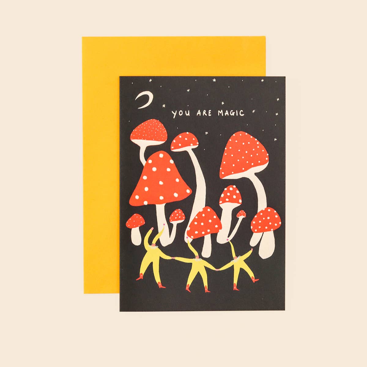 you are magic greetings card