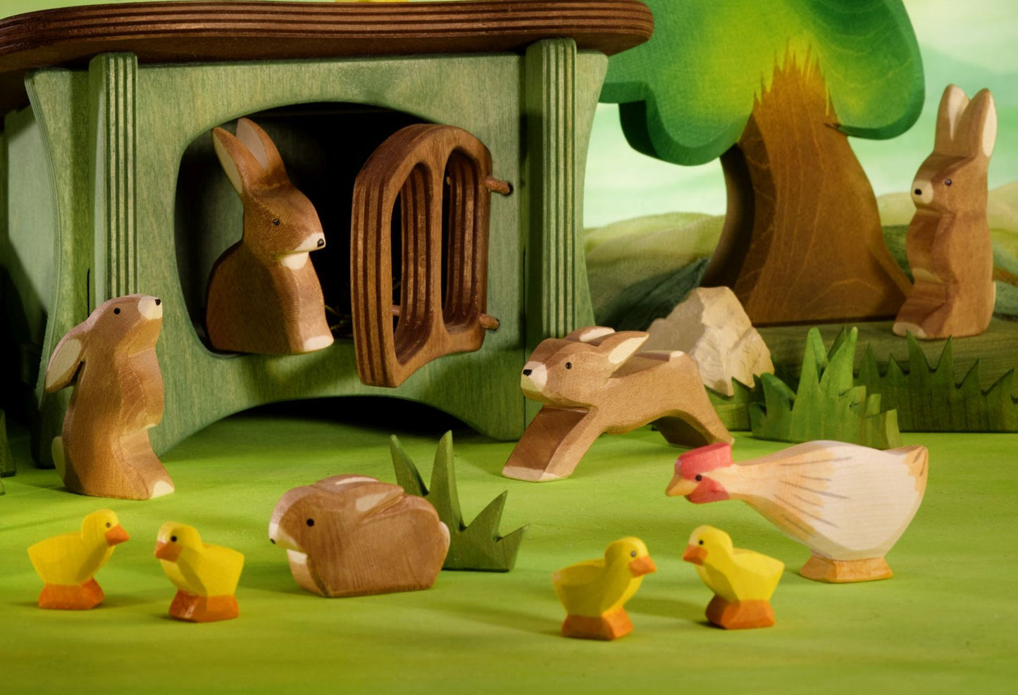 Running rabbit by Ostheimer