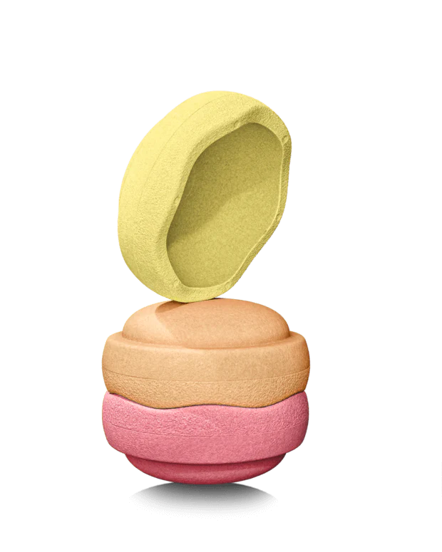 Stapelstein® original warm pastel set of three