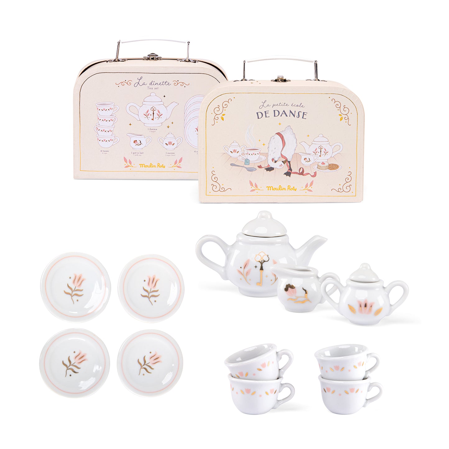 The little dance school tea set by Moulin Roty