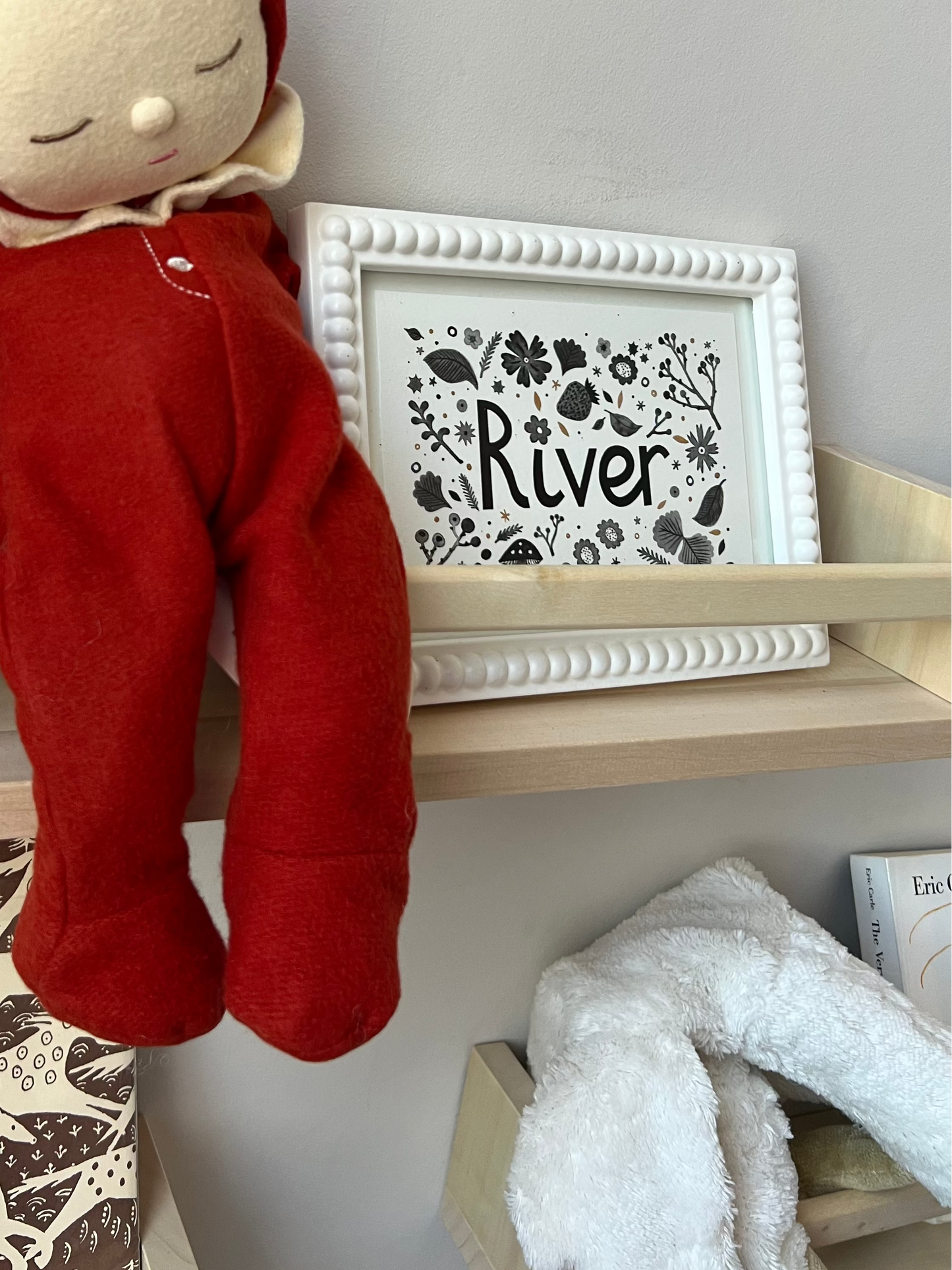 Ready to send - bespoke keepsake name print A6