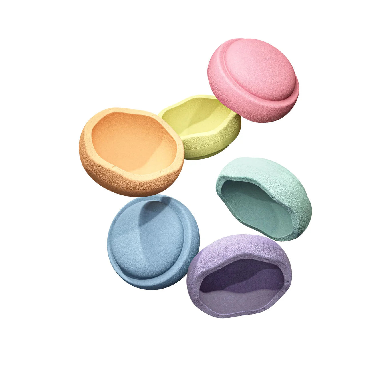 Stapelstein - Original Mini rainbow pastel - set of 6