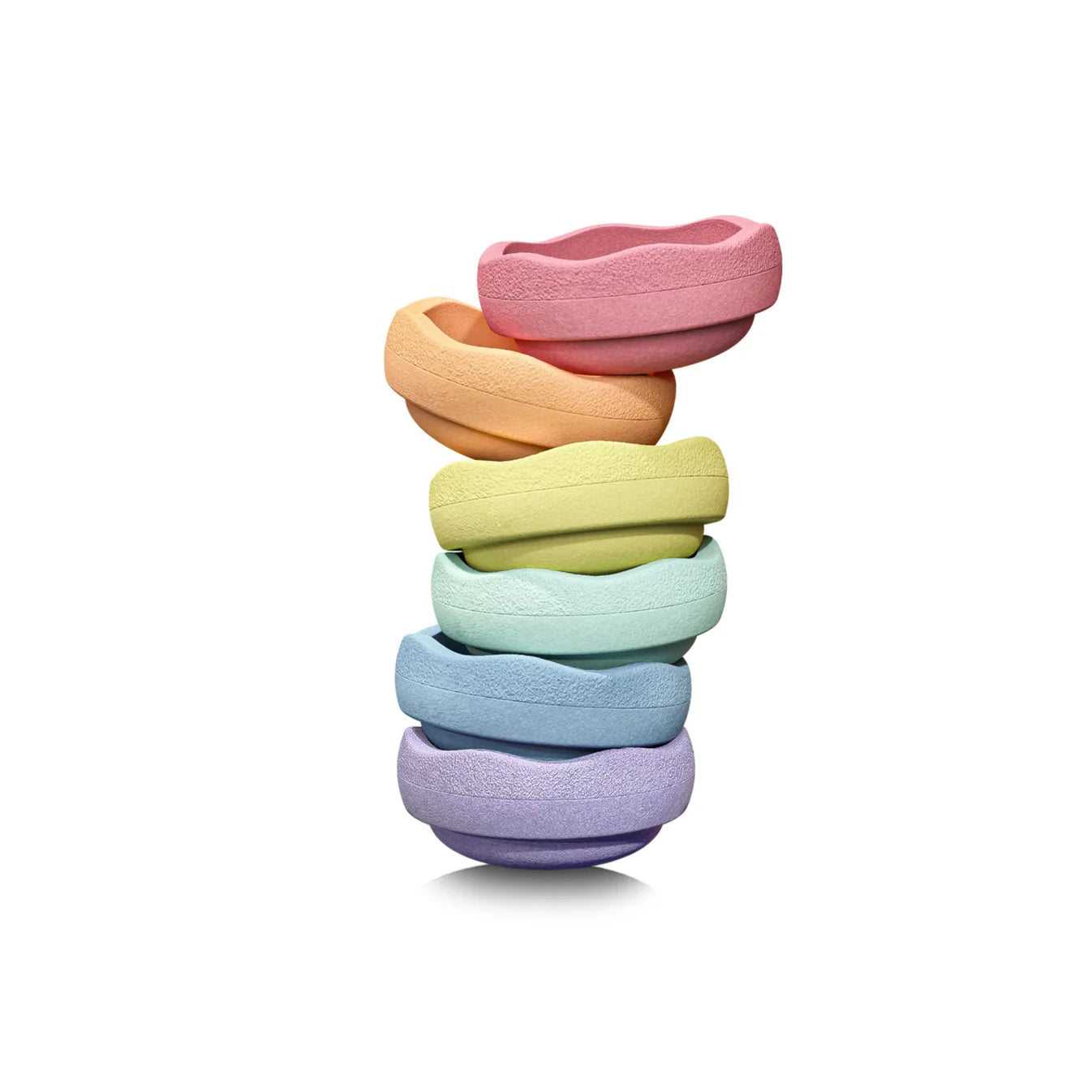 Stapelstein - Original Mini rainbow pastel - set of 6