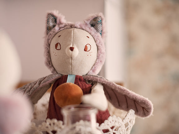 Giboulée the cat soft toy by Moulin Roty