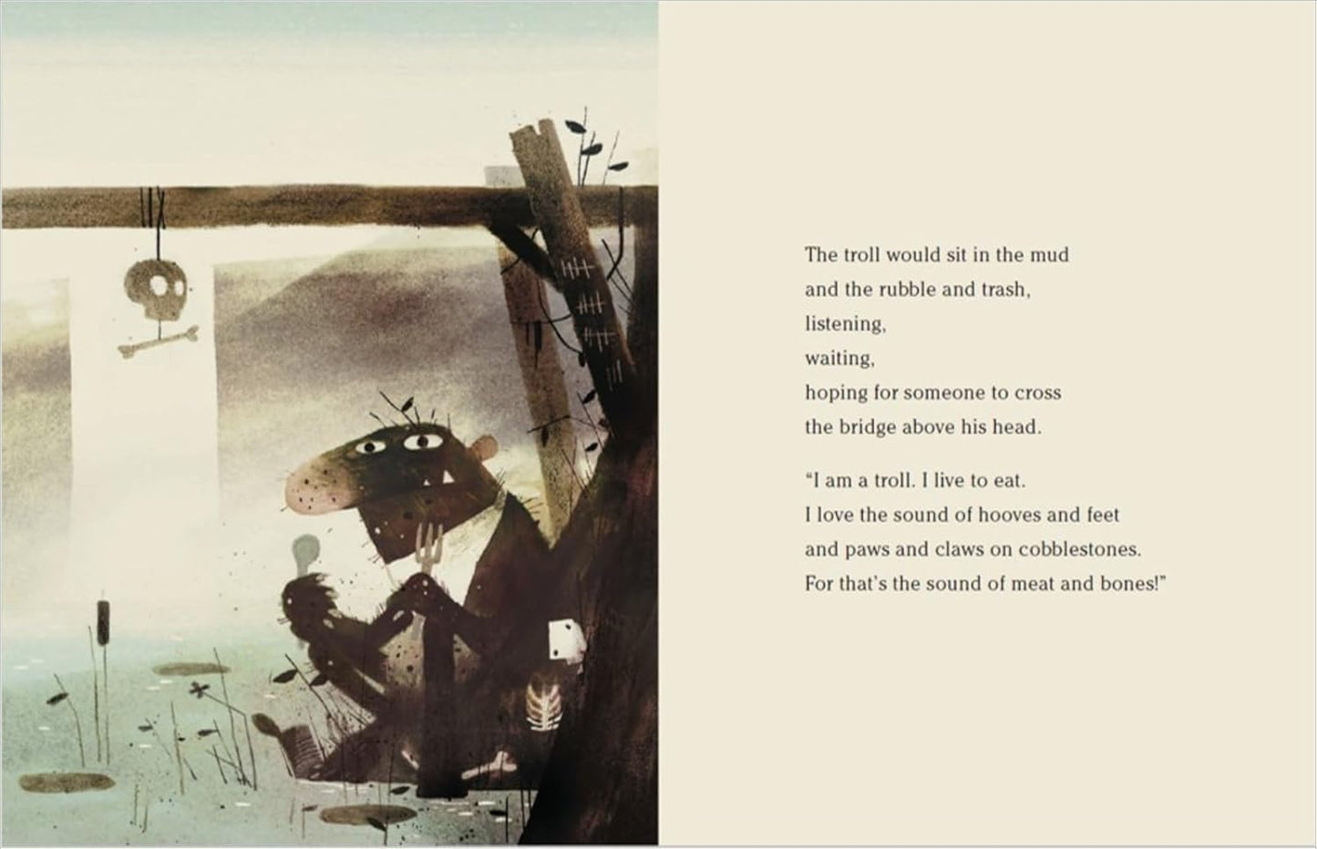 The three billy goats gruff by Jon Klassen and Mac Barnett