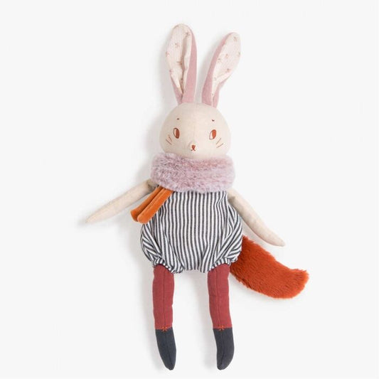Plume large rabbit soft toy Moulin Roty