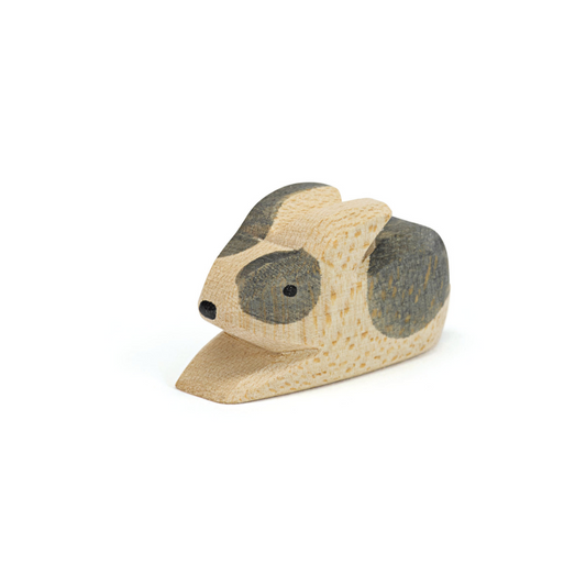 Black and white small rabbit by Ostheimer