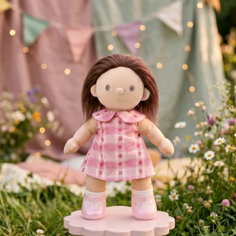 Dinkum doll Rosette dress by Olli Ella