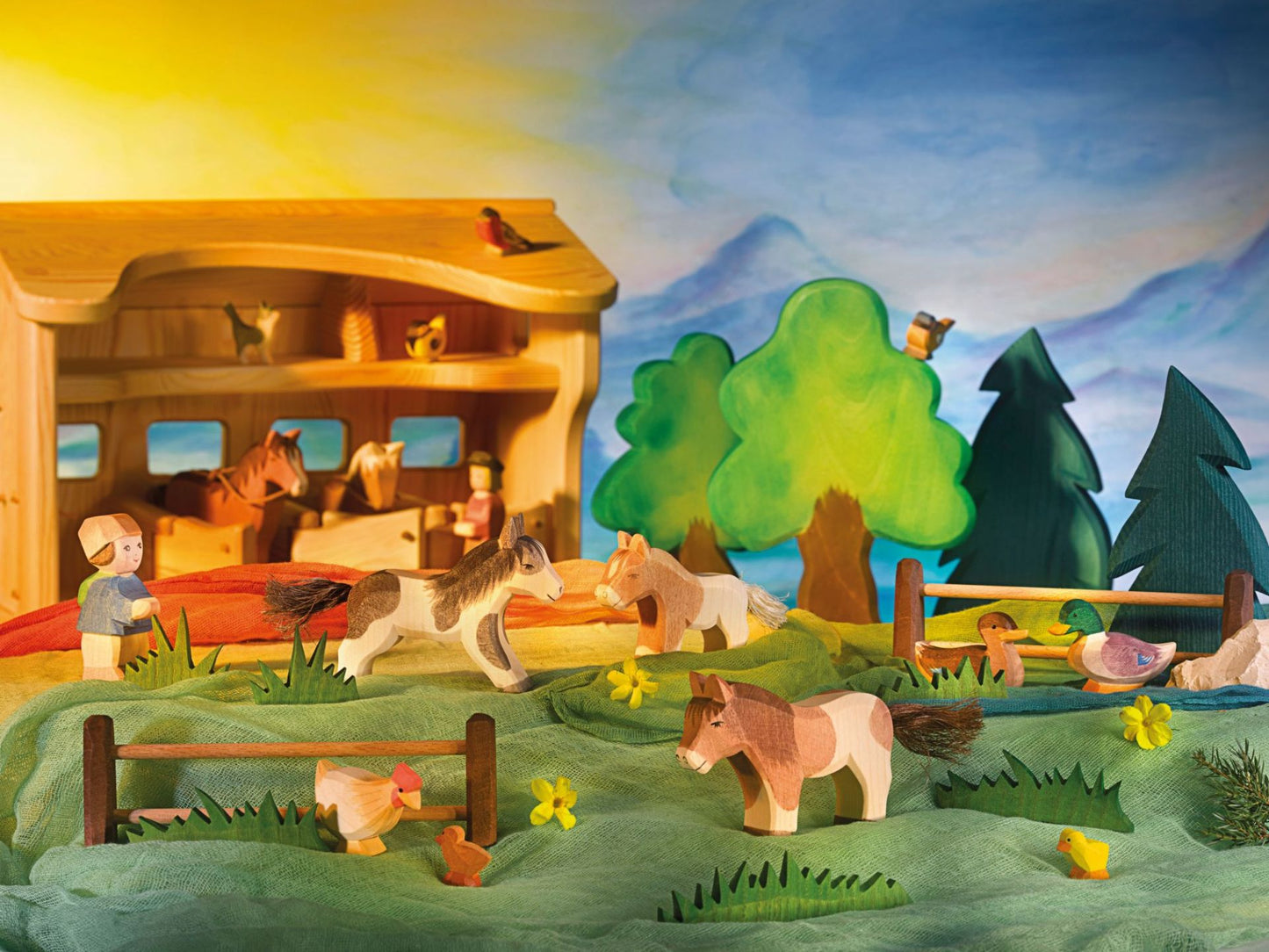 Brown shetland pony by Ostheimer