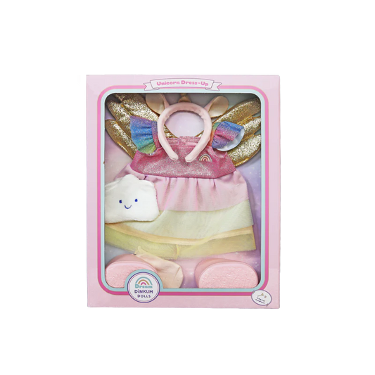 Dinkum doll unicorn dressing up outfit - limited edition